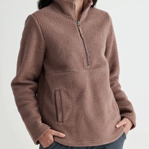 Free Fly Bamboo quarter zip Sherpa canyon XL